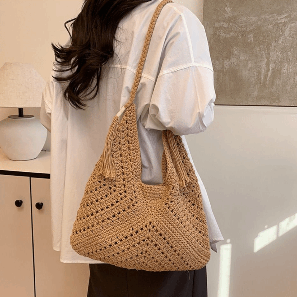 Bolsa de Ombro de Verão Boêmia - Tote Bag Beach avaliação e preço