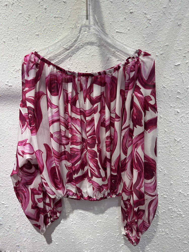 Luxo modesto moda 2025 feminin - Blouse Off Shoulder avaliação e preço