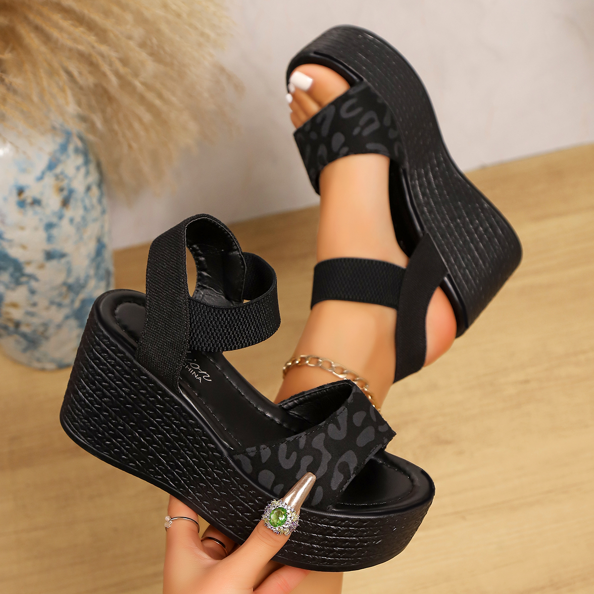 Sandálias femininas de salto a - Wedge Espadrille Women avaliação e preço
