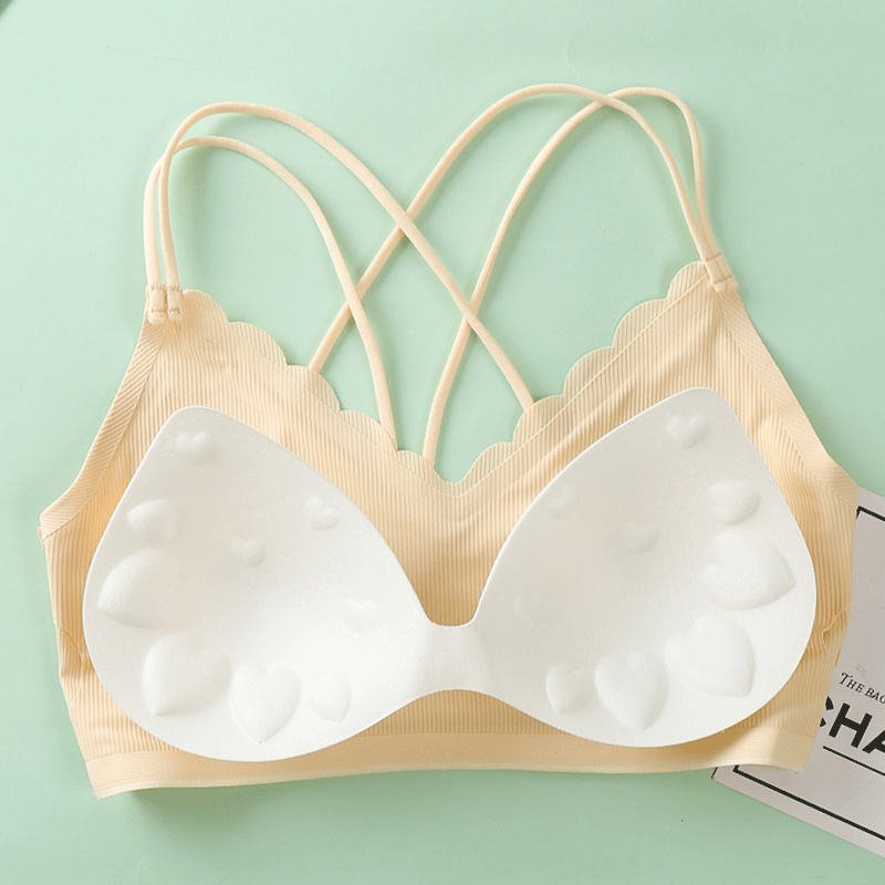 3D Sexy Lingerie Seamless Espo - Bralette Triangle Set avaliação e preço