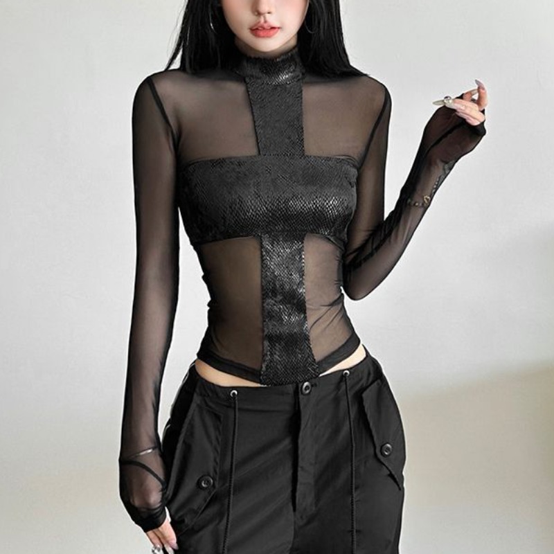 Estilo americano malha manga c - Blouse Off Shoulder avaliação e preço