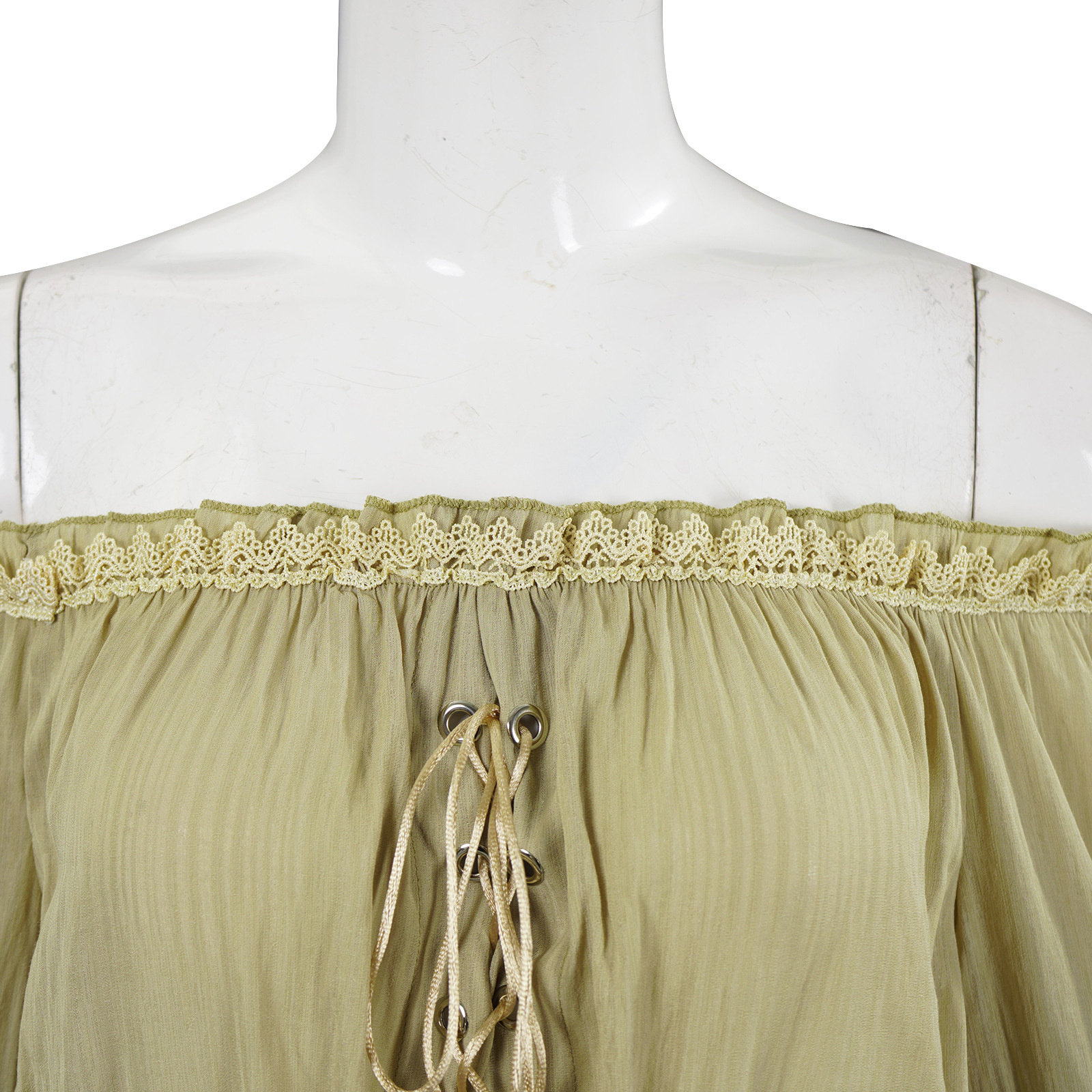 Blusa Pirata Renascentista Fem - Blouse Off Shoulder avaliação e preço