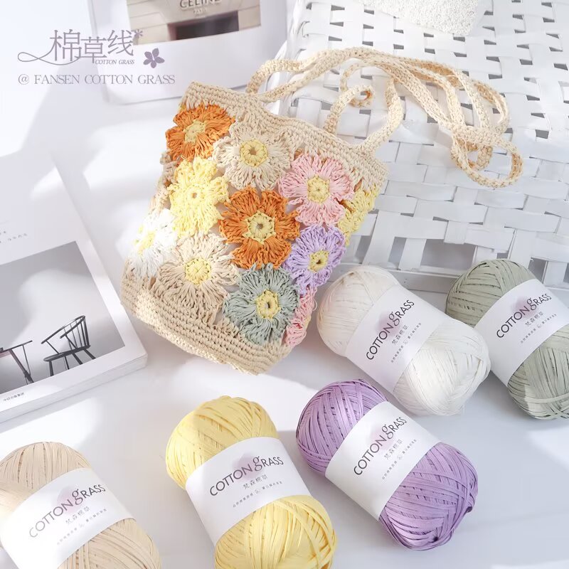 Fio de Algodão Estilo Ráfia 50 - Crochet Bag Raffia avaliação e preço
