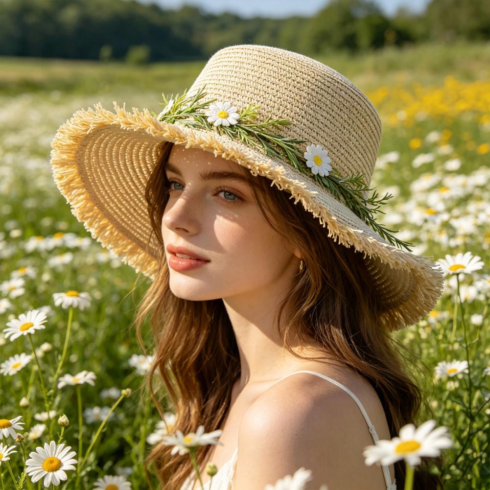 Chapéu de sol de palha com aba - Hat Floppy Wide avaliação e preço