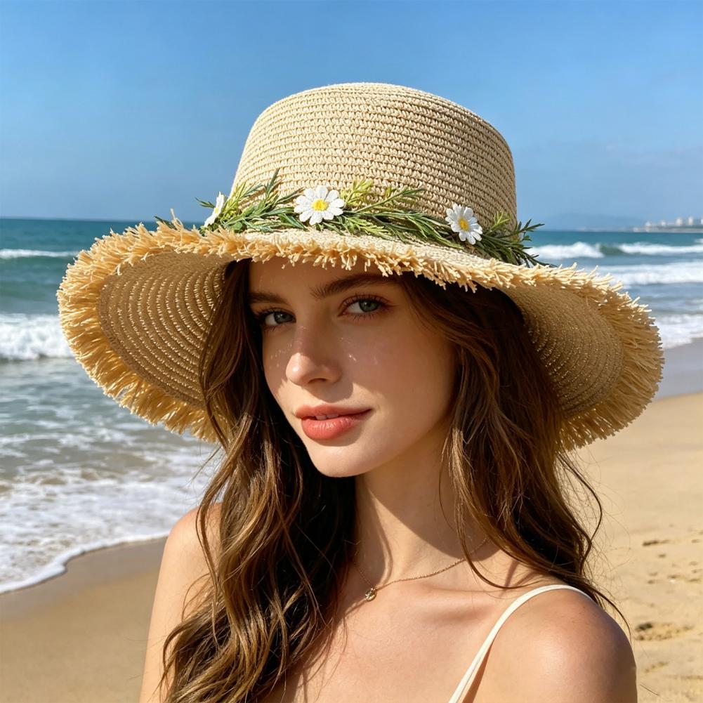 Chapéu de sol de palha com aba - Hat Floppy Wide avaliação e preço