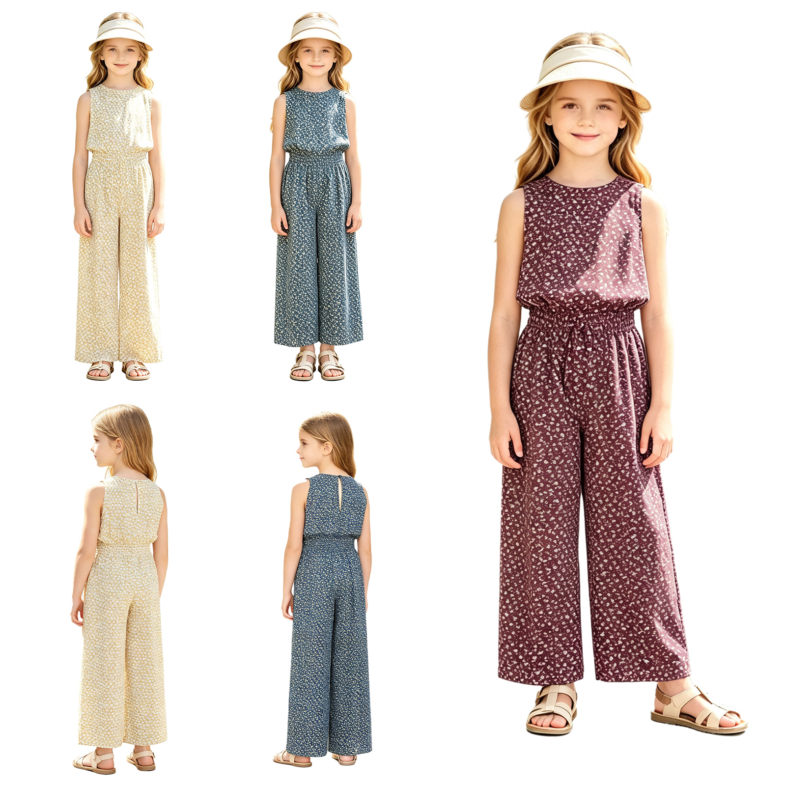 Macacão floral infantil para m - Romper Floral Print avaliação e preço