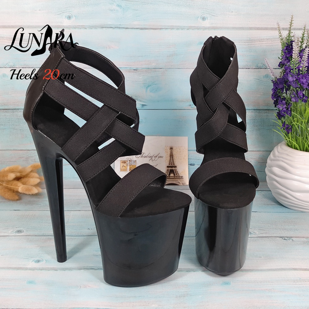 Sandálias femininas de platafo - Sandal Strappy Heeled avaliação e preço