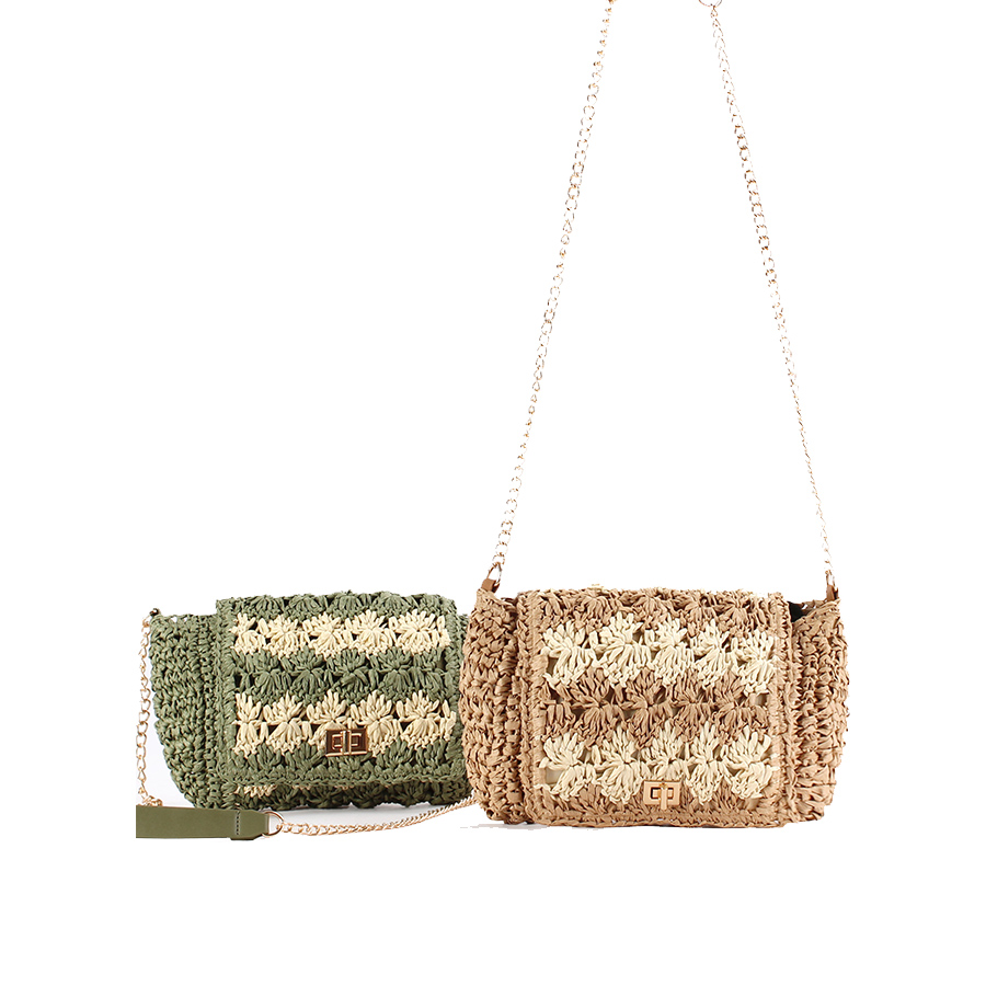 Bolsas Transversais de Palha p - Crochet Bag Raffia avaliação e preço