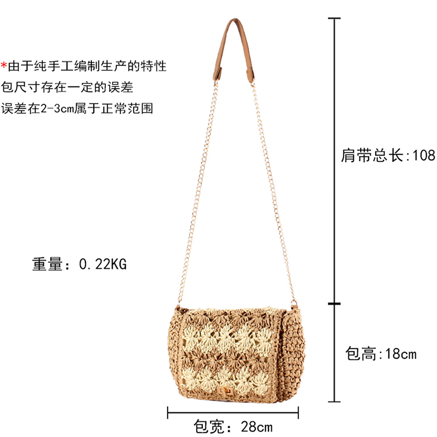 Bolsas Transversais de Palha p - Crochet Bag Raffia avaliação e preço
