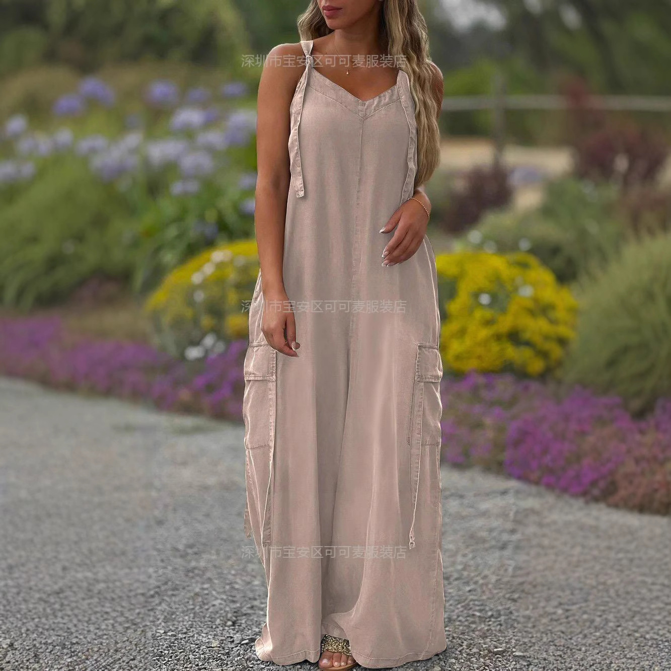 Macacão solto de verão casual  - Jumpsuit Linen Relaxed avaliação e preço