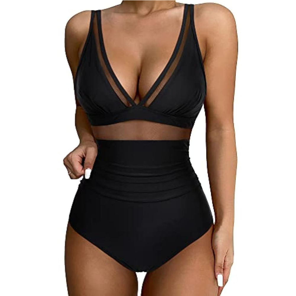 Maiô Feminino de Uma Peça com  - Swimsuit Bikini Ruched avaliação e preço