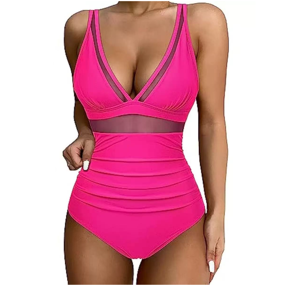Maiô Feminino de Uma Peça com  - Swimsuit Bikini Ruched avaliação e preço