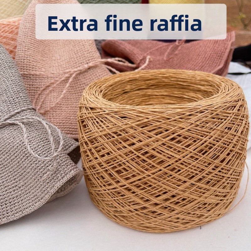 Fio de ráfia de papel fino 250 - Crochet Bag Raffia avaliação e preço