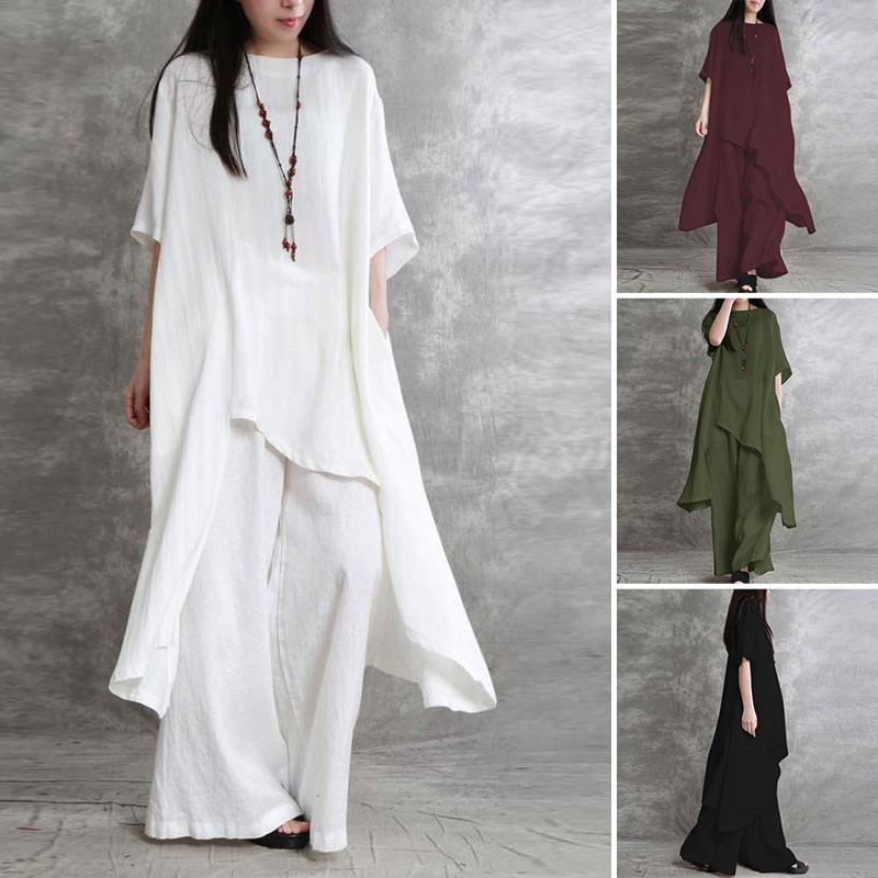 Roupa esportiva de linho de al - Linen Pant Wide avaliação e preço