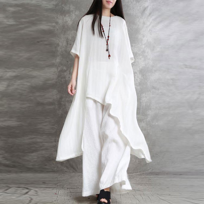 Roupa esportiva de linho de al - Linen Pant Wide avaliação e preço