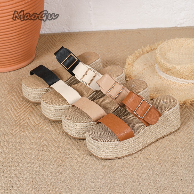 Sandálias Plataforma Femininas - Wedge Espadrille Women avaliação e preço