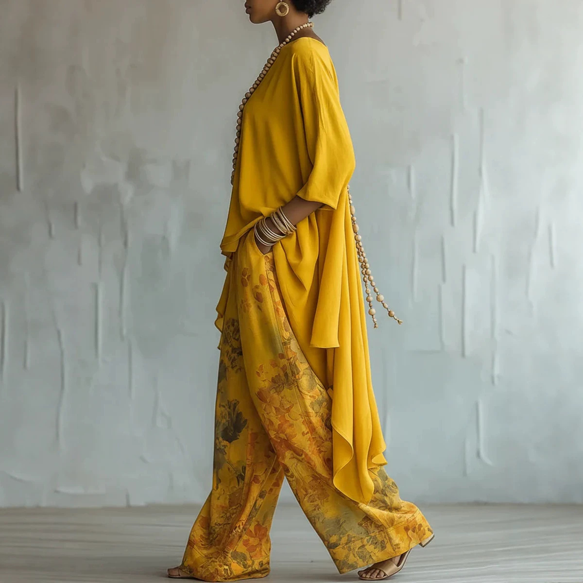 Conjunto Feminino de Linho de  - Linen Pant Wide avaliação e preço