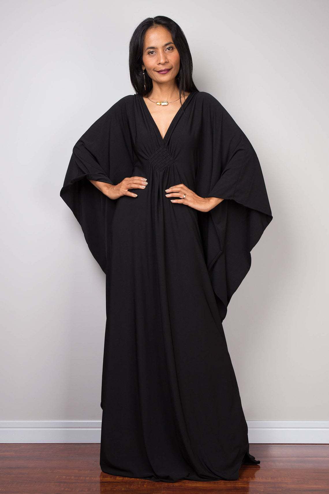 Vestidos Kaftan de Praia Plus  - Cover Up Kaftan avaliação e preço