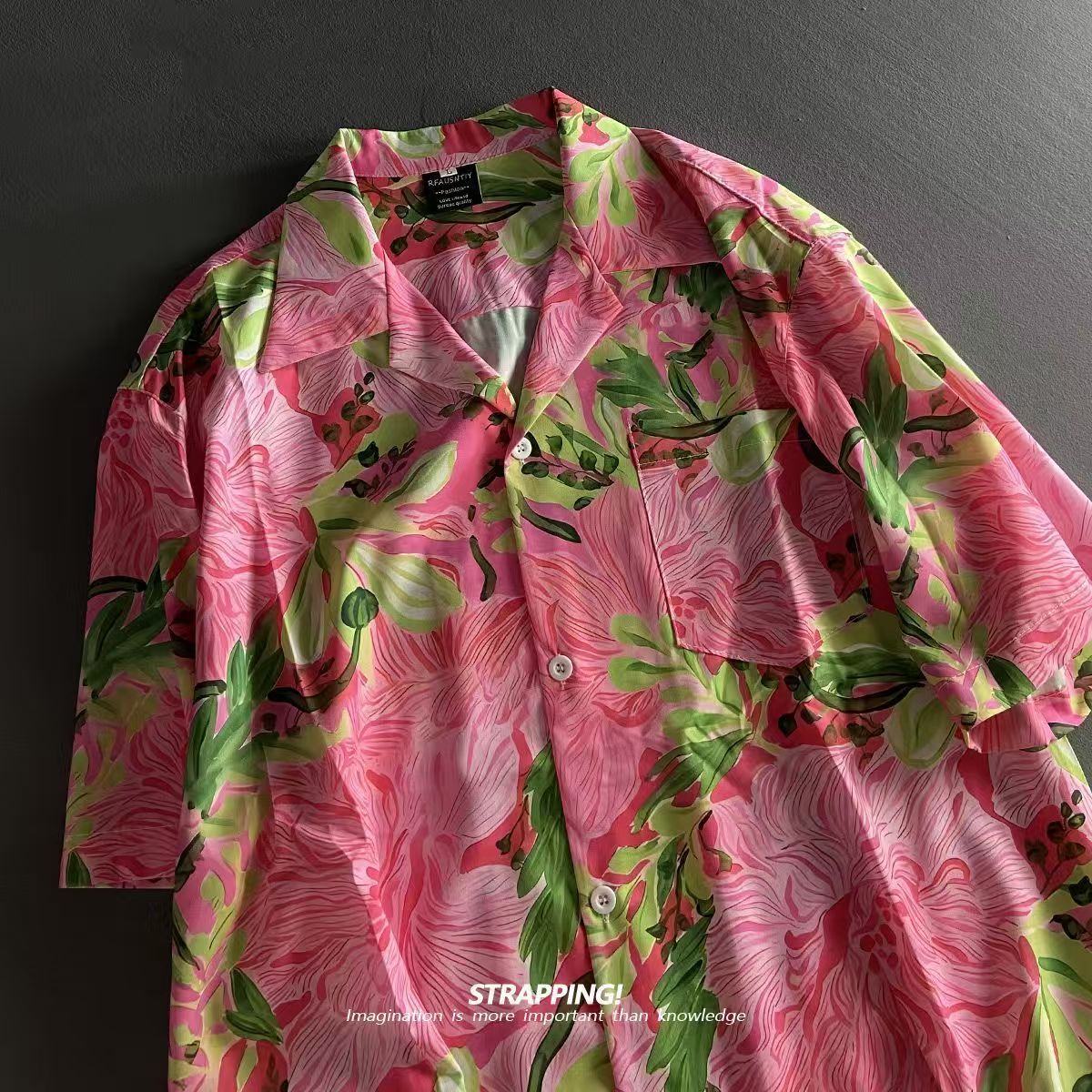 Rosa graffiti floral gola cuba - Romper Floral Print avaliação e preço