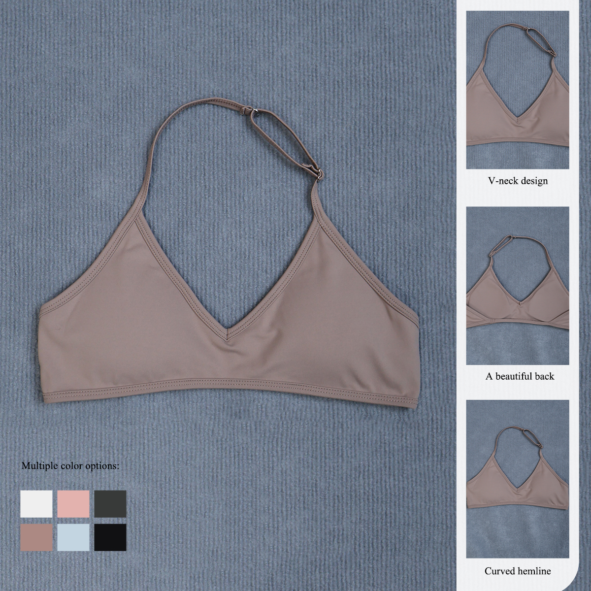 Sutiã esportivo feminino de ve - Crop Top Crochet avaliação e preço