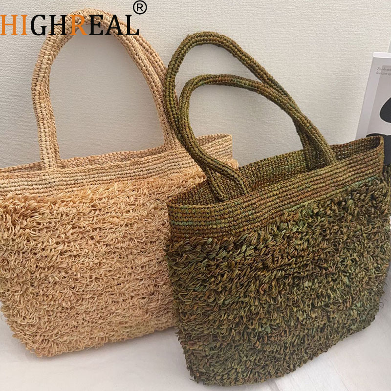 Bolsa de Palha de Ráfia Luxuos - Crochet Bag Raffia avaliação e preço