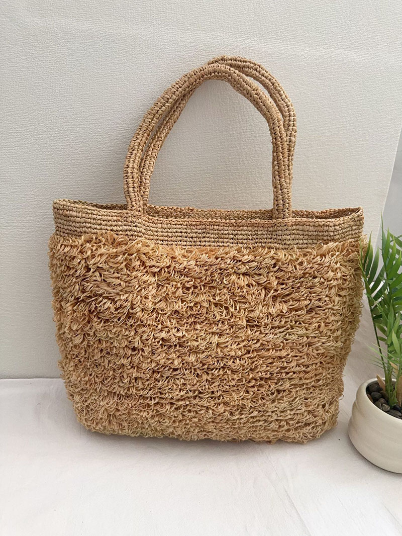 Bolsa de Palha de Ráfia Luxuos - Crochet Bag Raffia avaliação e preço