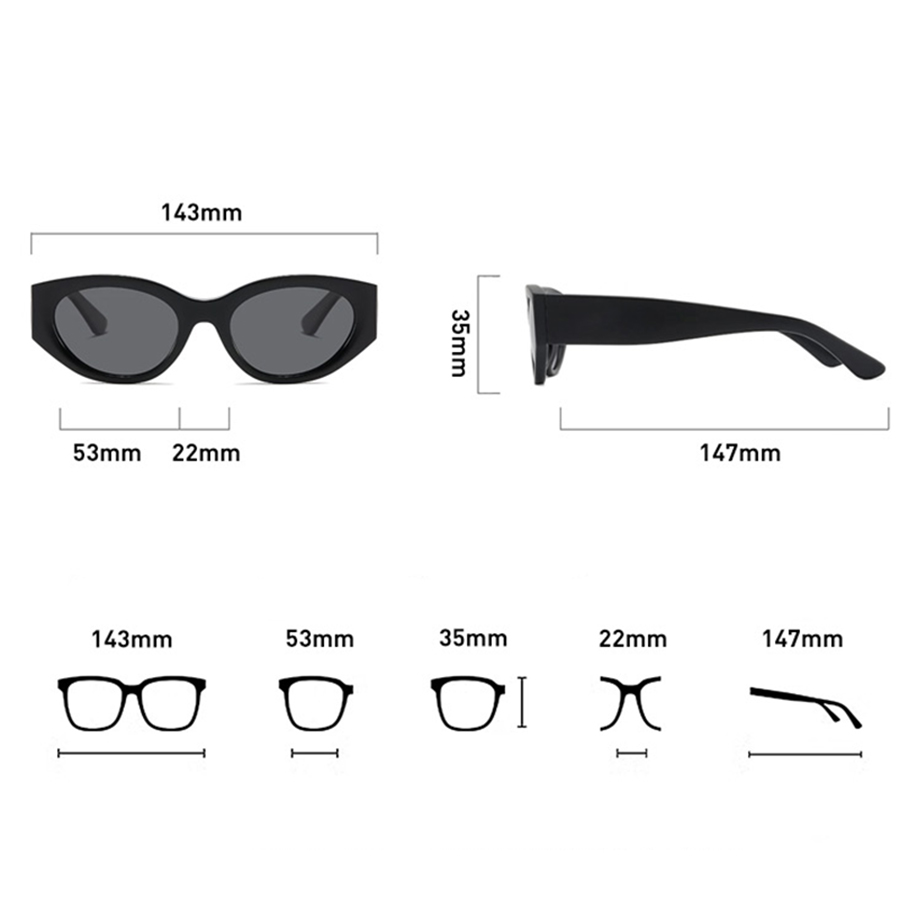 Óculos de Sol Clássicos Cat-Ey - Sunglasses Cat Eye avaliação e preço