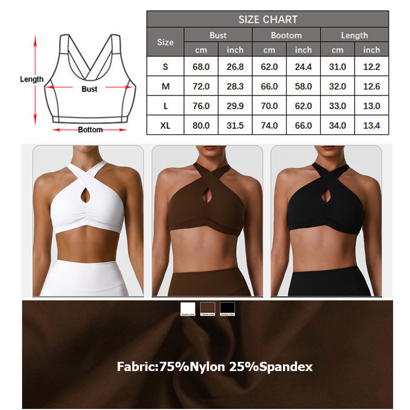 Roupa de Ginástica Feminina, S - Crop Top Crochet avaliação e preço