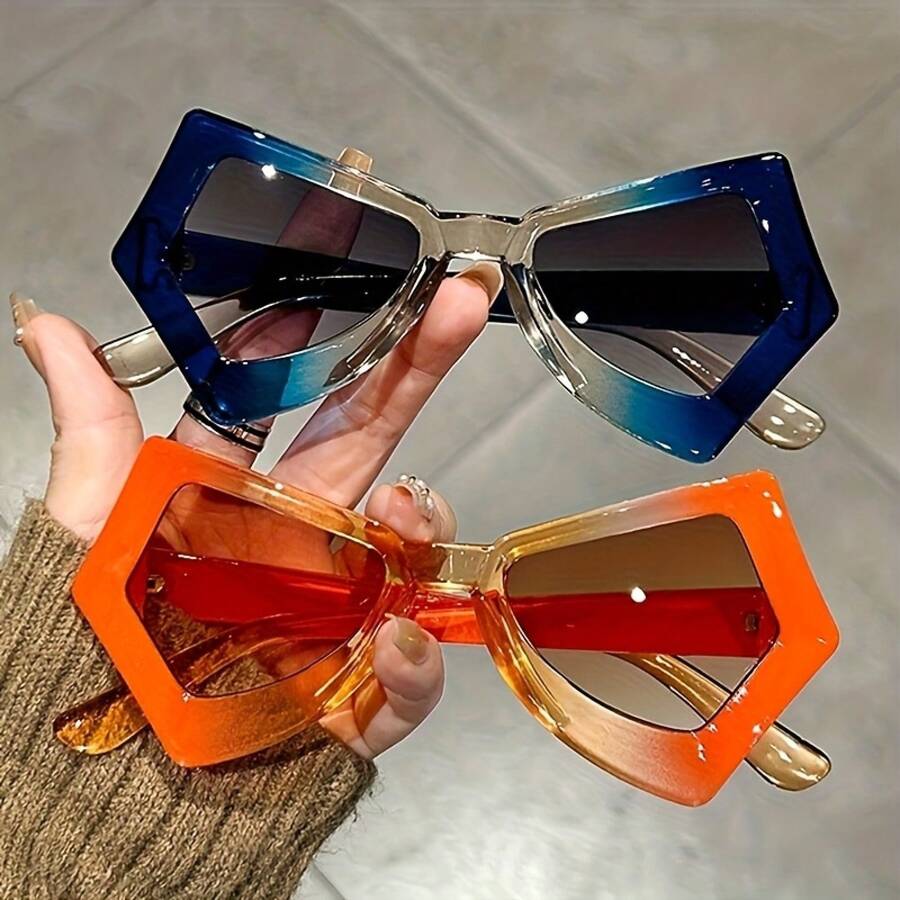 Conjunto de duas peças, cores  - Sunglasses Cat Eye avaliação e preço
