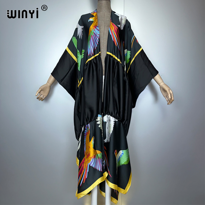 Winyi impressão boho quimono m - Cover Up Kaftan avaliação e preço