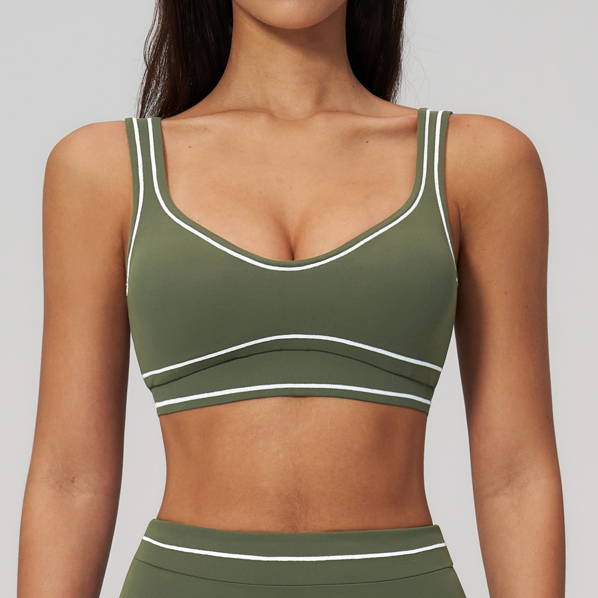 Sutiã Esportivo Feminino 2026: - Bralette Triangle Set avaliação e preço