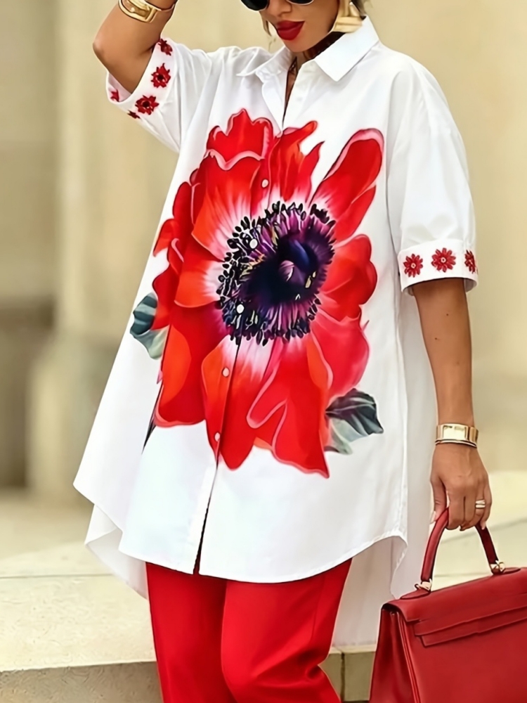 Conjunto Vintage Feminino com  - Romper Floral Print avaliação e preço