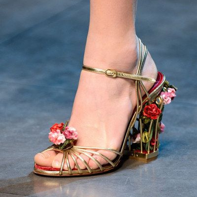 Luxo gaiola de pássaro sandáli - Sandal Strappy Heeled avaliação e preço