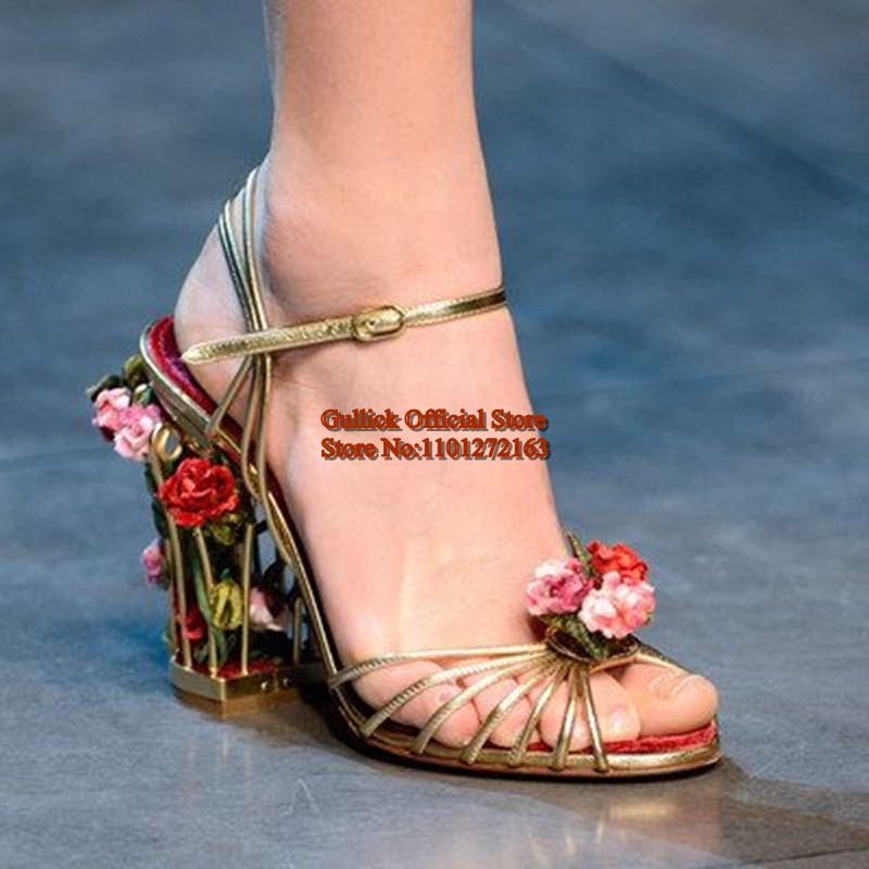 Luxo gaiola de pássaro sandáli - Sandal Strappy Heeled avaliação e preço