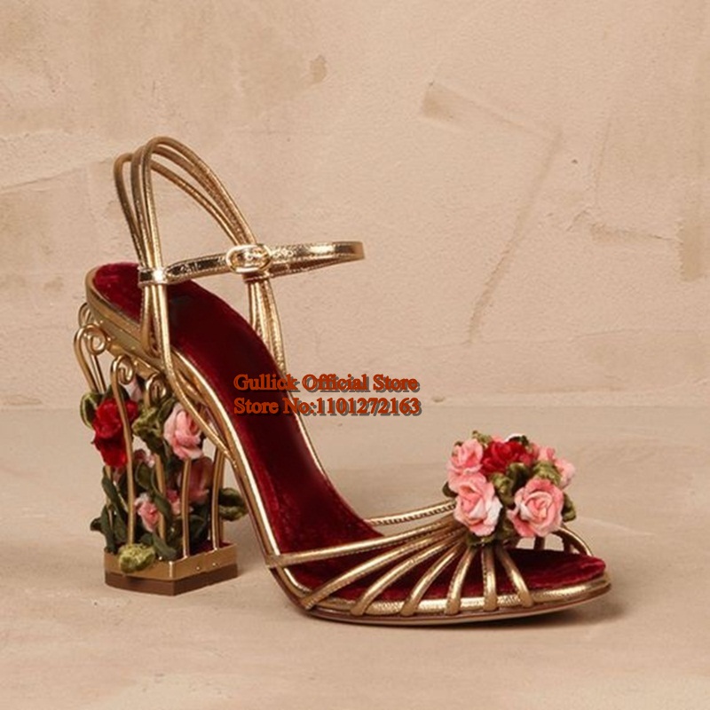 Luxo gaiola de pássaro sandáli - Sandal Strappy Heeled avaliação e preço