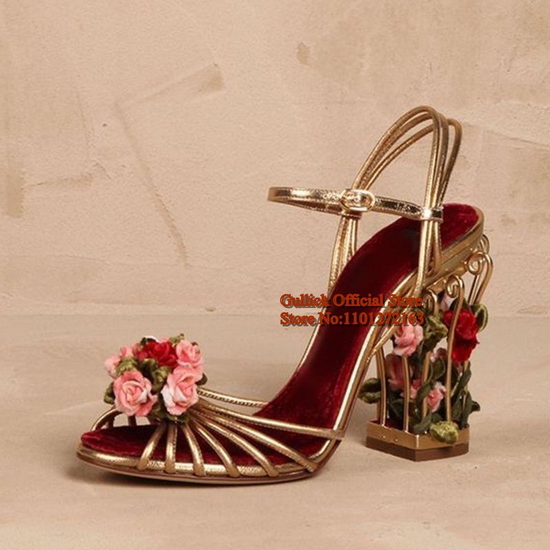 Luxo gaiola de pássaro sandáli - Sandal Strappy Heeled avaliação e preço