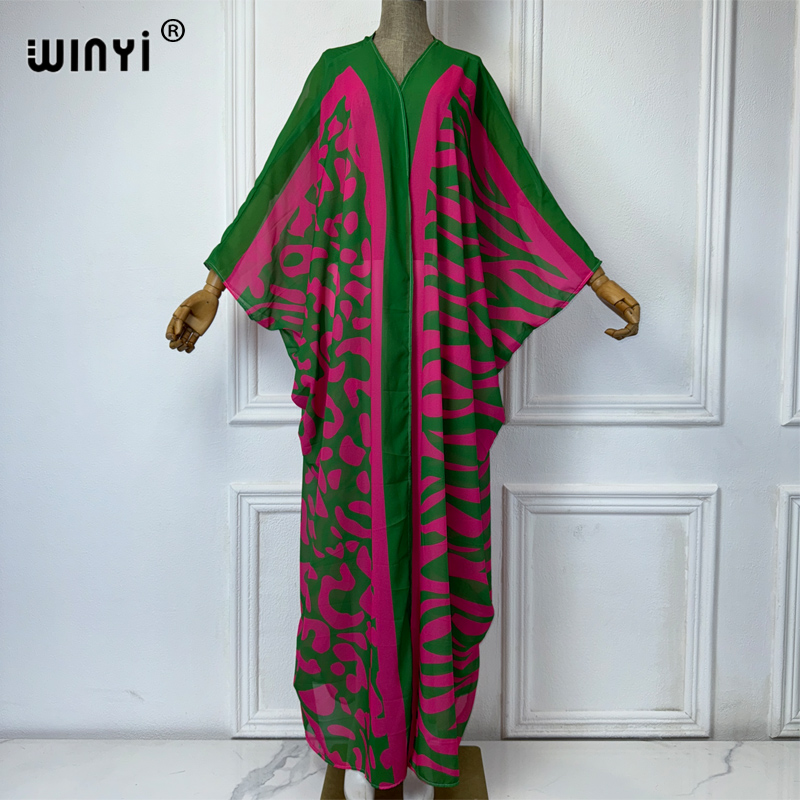 WINYI África Kimonos com Estam - Cover Up Kaftan avaliação e preço