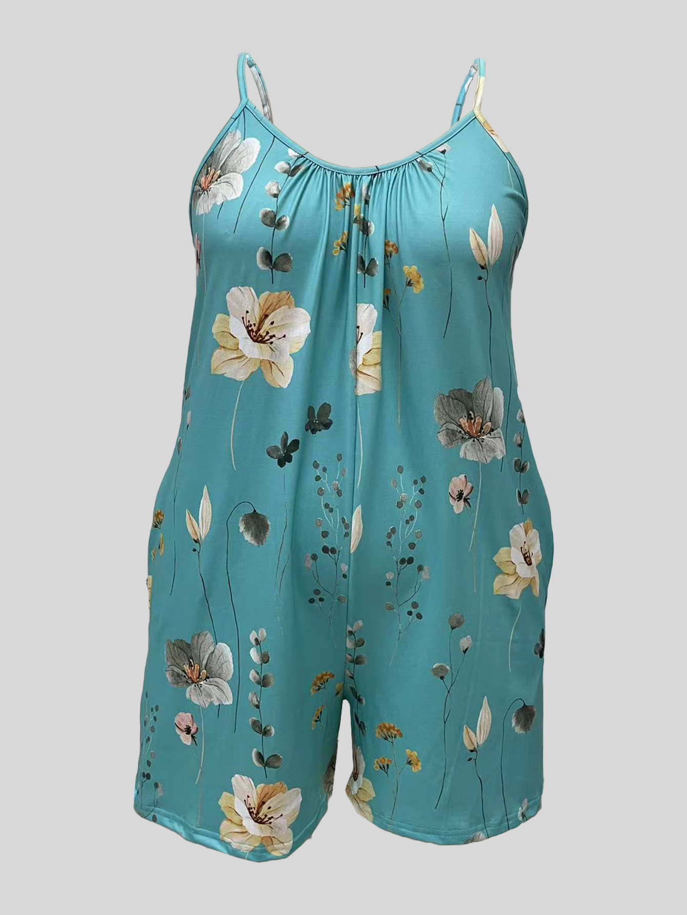 Macacão cami com estampa allov - Romper Floral Print avaliação e preço