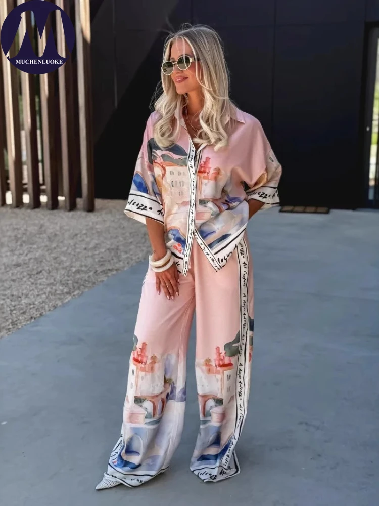 2 peças conjunto para mulher v - Linen Pant Wide avaliação e preço