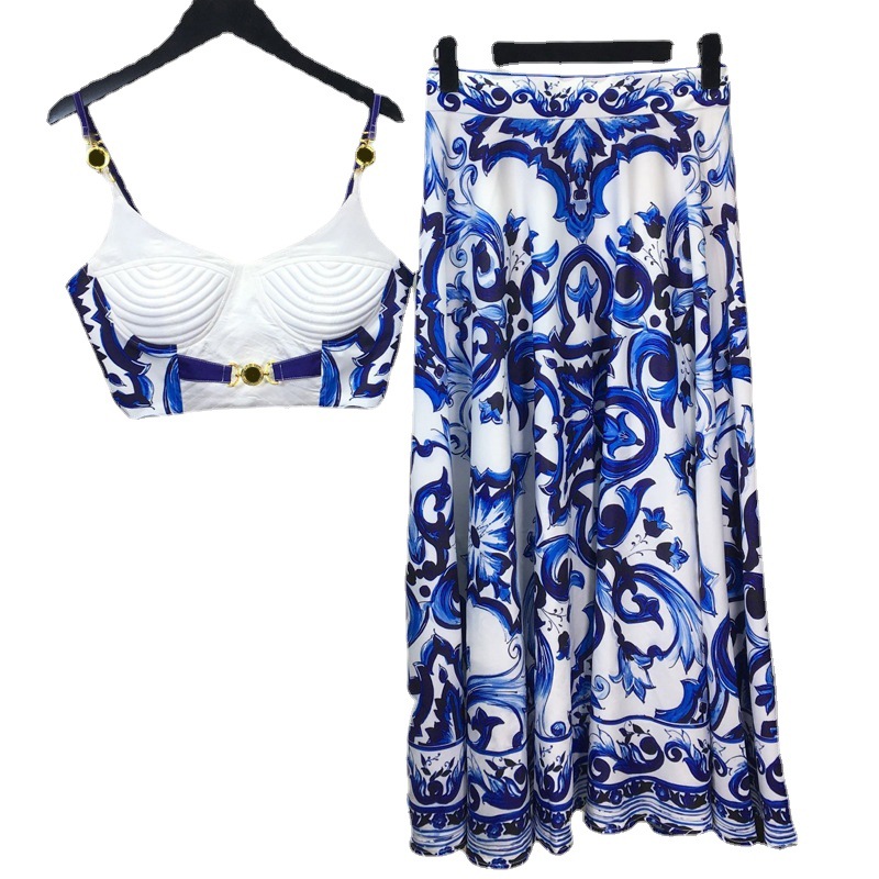 Conjunto de 2 peças de porcela - Romper Floral Print avaliação e preço