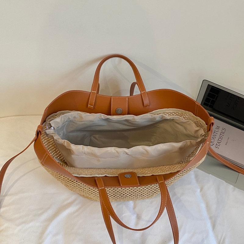 Bolsas Grandes de Palha Tricot - Crochet Bag Raffia avaliação e preço