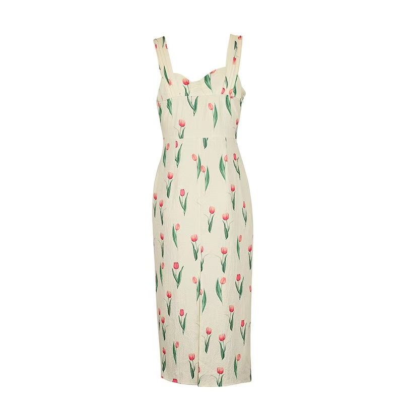 Vestido Cropped Estampado Flor - Midi Skirt Floral avaliação e preço
