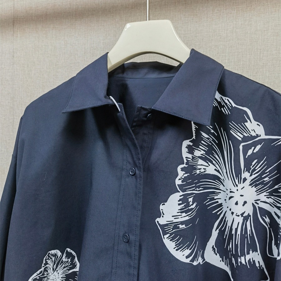 Conjunto romântico de camisa b - Romper Floral Print avaliação e preço