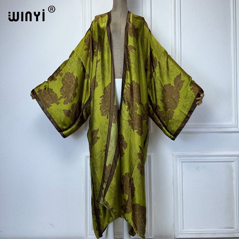 Winyi áfrica boho impressão qu - Cover Up Kaftan avaliação e preço