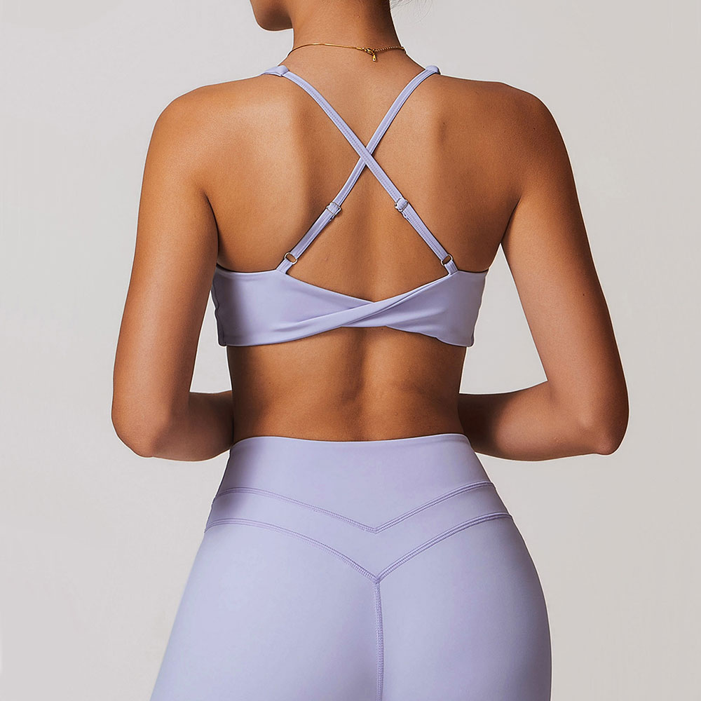 JUREN-sutiã esportivo para mul - Bralette Triangle Set avaliação e preço