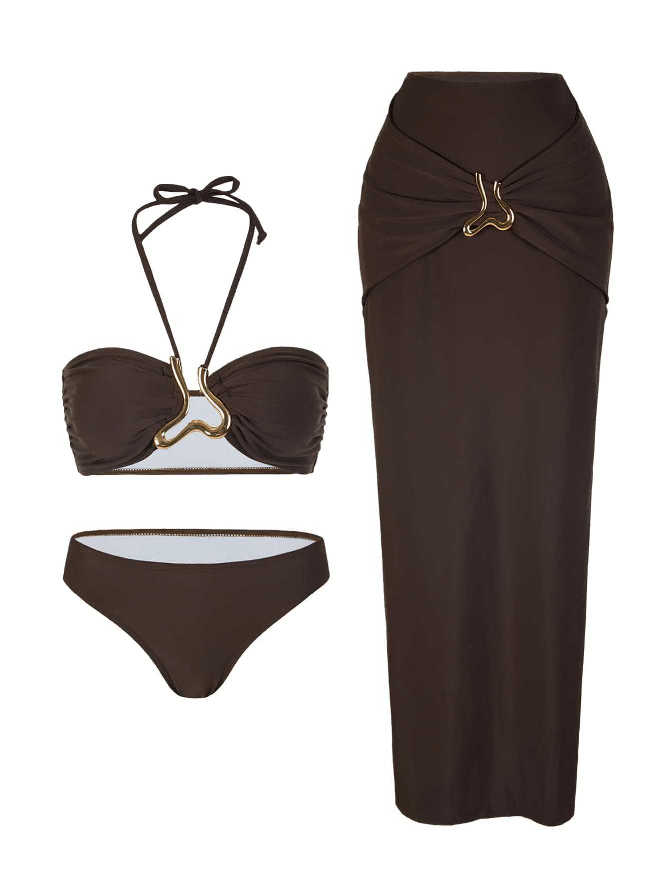 Biquíni Tankini Feminino Sem M - Swimsuit Bikini Ruched avaliação e preço
