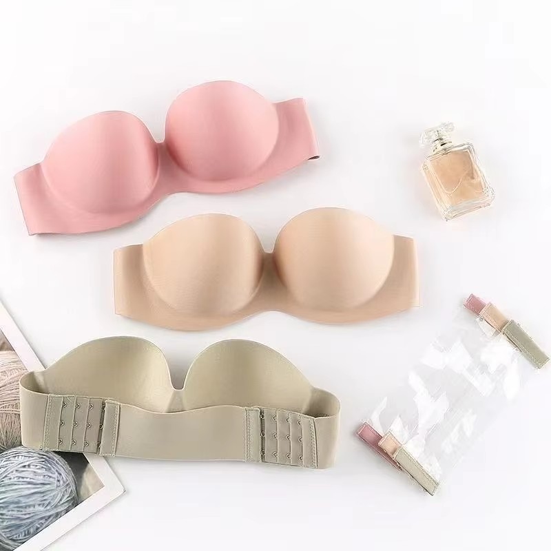 Sutiã feminino sexy sem alças, - Bralette Triangle Set avaliação e preço