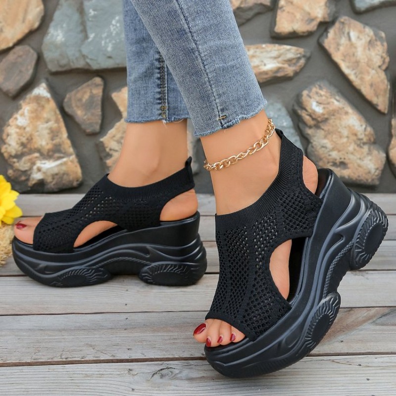 Sandálias Plataforma Femininas - Wedge Espadrille Women avaliação e preço