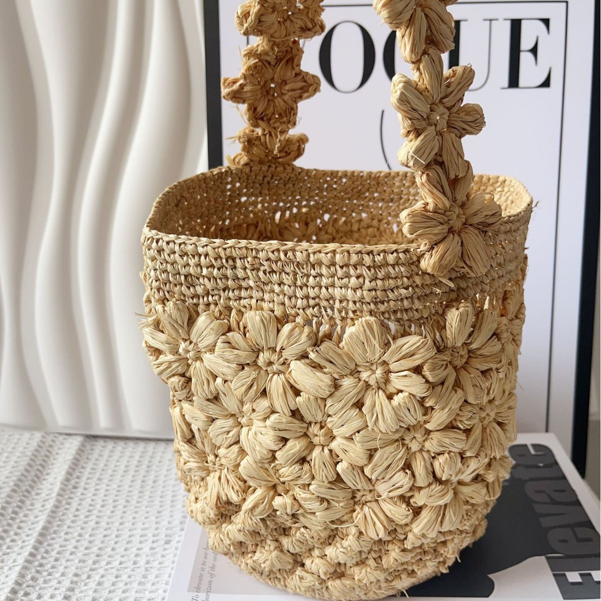Bolsa de Palha Trançada de Ver - Crochet Bag Raffia avaliação e preço