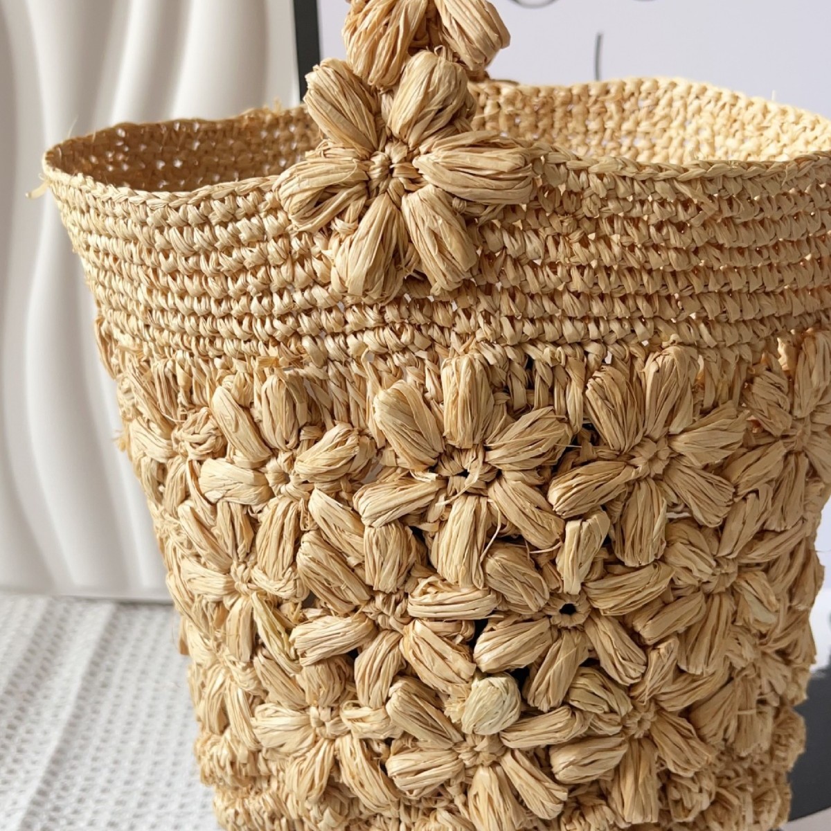 Bolsa de Palha Trançada de Ver - Crochet Bag Raffia avaliação e preço